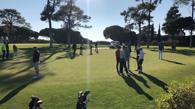 Image for news article: Training camp heats up preparation for Myerscough golfers