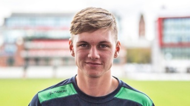 Image for news article: Cricketer Jack bowled over by Myerscough student life