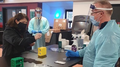 Image for news article: Campus reopening goes with the flow